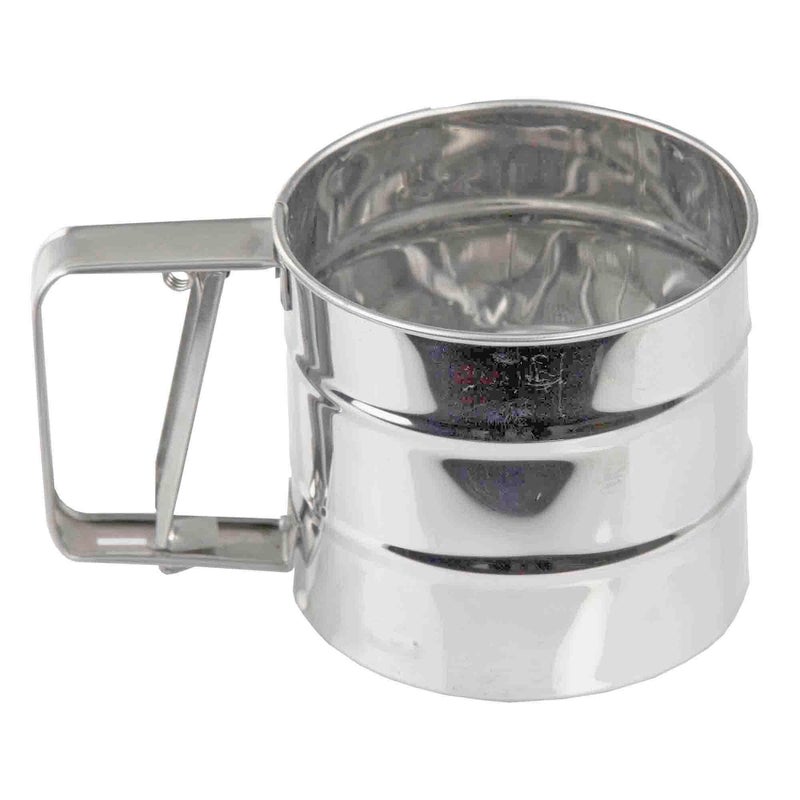 Home Basics Stainless Steel Flour Sifter,Silver - Image 1